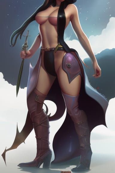 Damsel in Distress: Cel-Shaded Action Painting