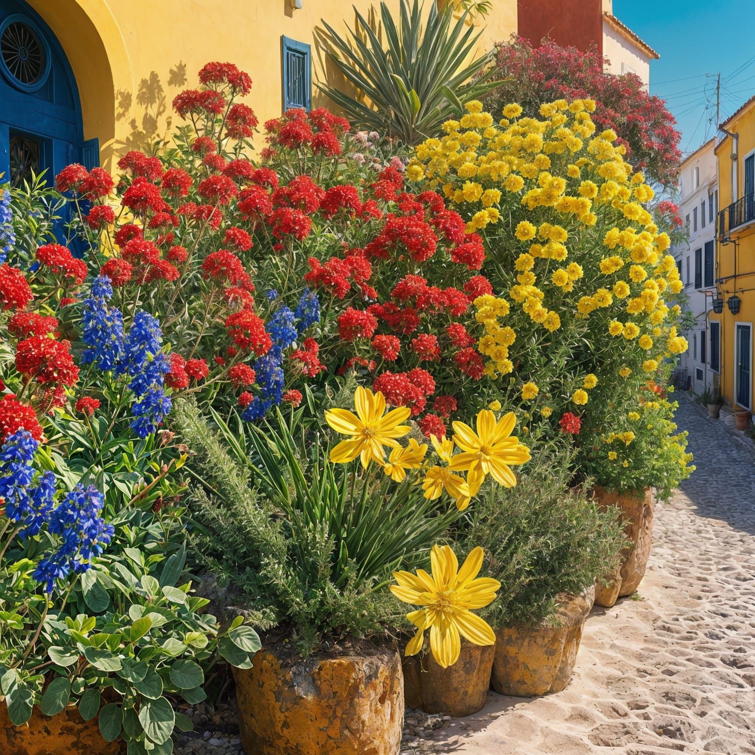 Lush Underwater Garden in Mediterranean Sea, 8k