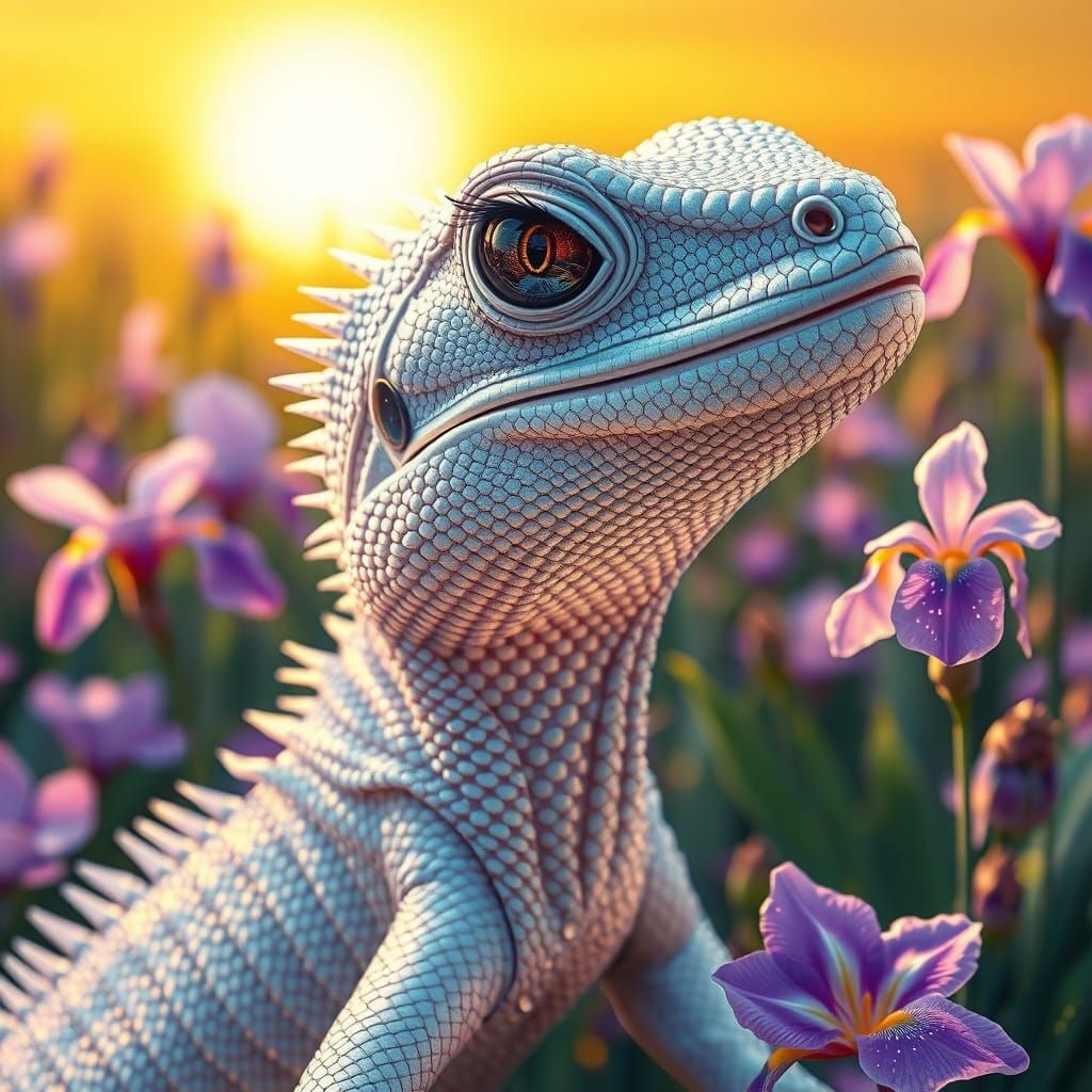 Photorealistic, Portrait of a  mythical, beautiful, brillian...