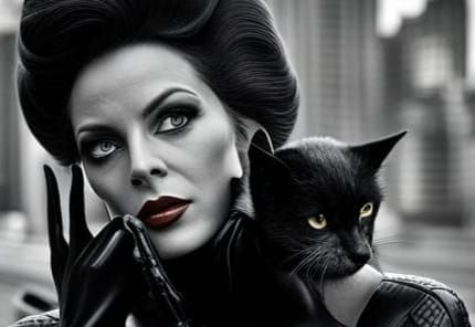 Actress Lee Meriwether, Cat Woman - AI
