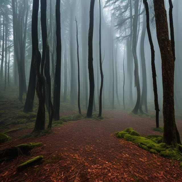 Eldritch Forest of Twisted Bleeding Trees
