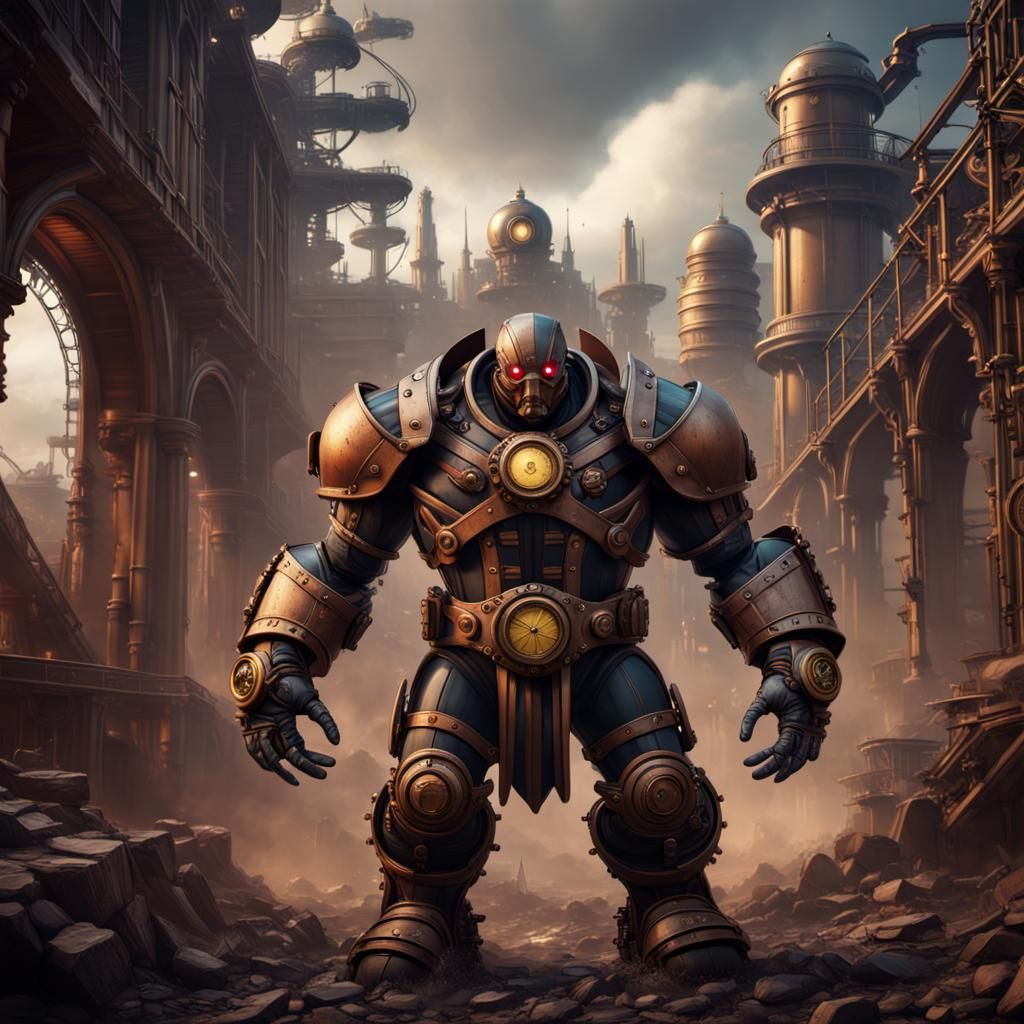Steampunk Juggernaut X-Men