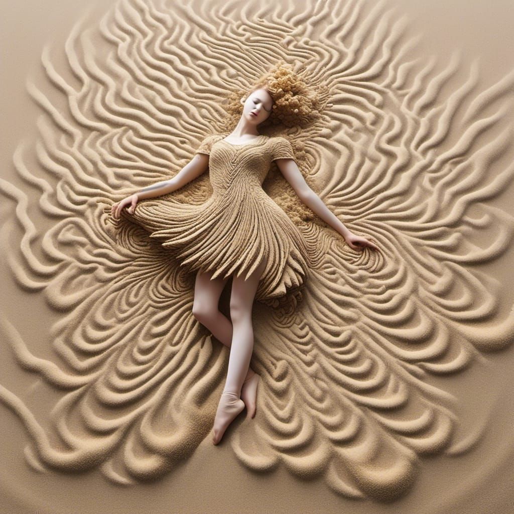 Like time the ripples in the sand will be gone soon!!