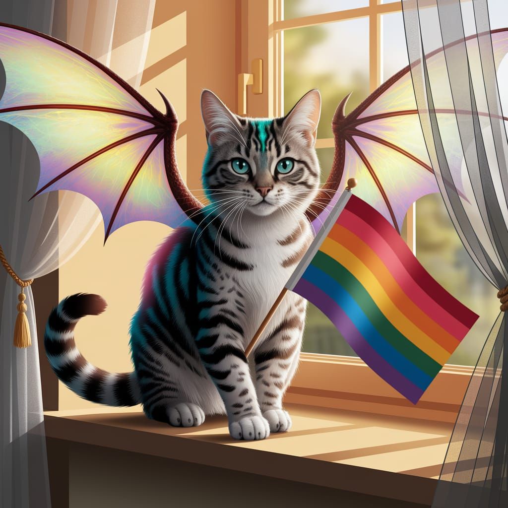 Dritten (dragon kitten) pride