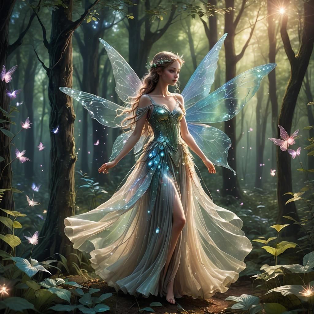 Ethereal Fairy in Moonlight