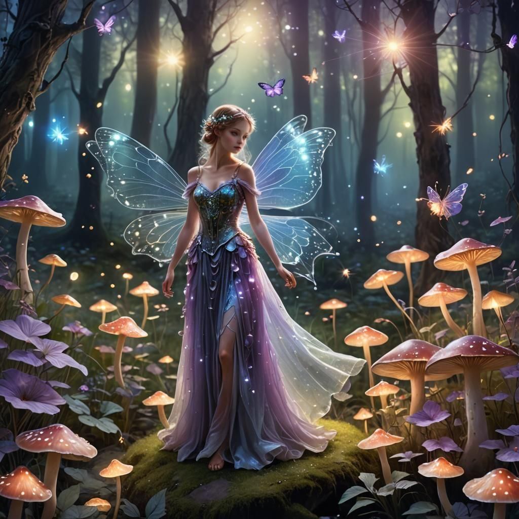 Ethereal Fairy in Moonlight