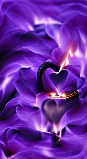the violet flame of eternal love