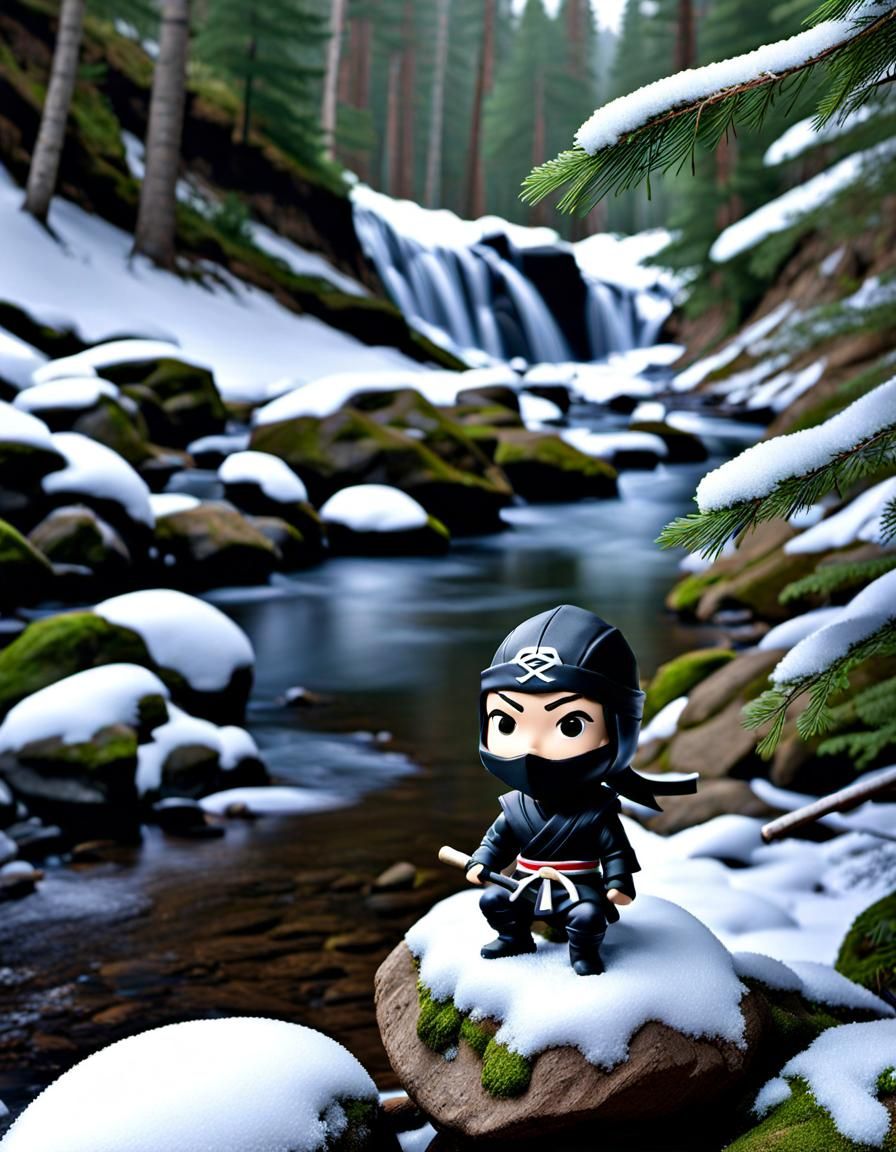 A bobble head Ninja,