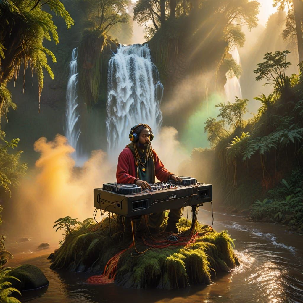 Floating Forest Oasis with Reggae DJ