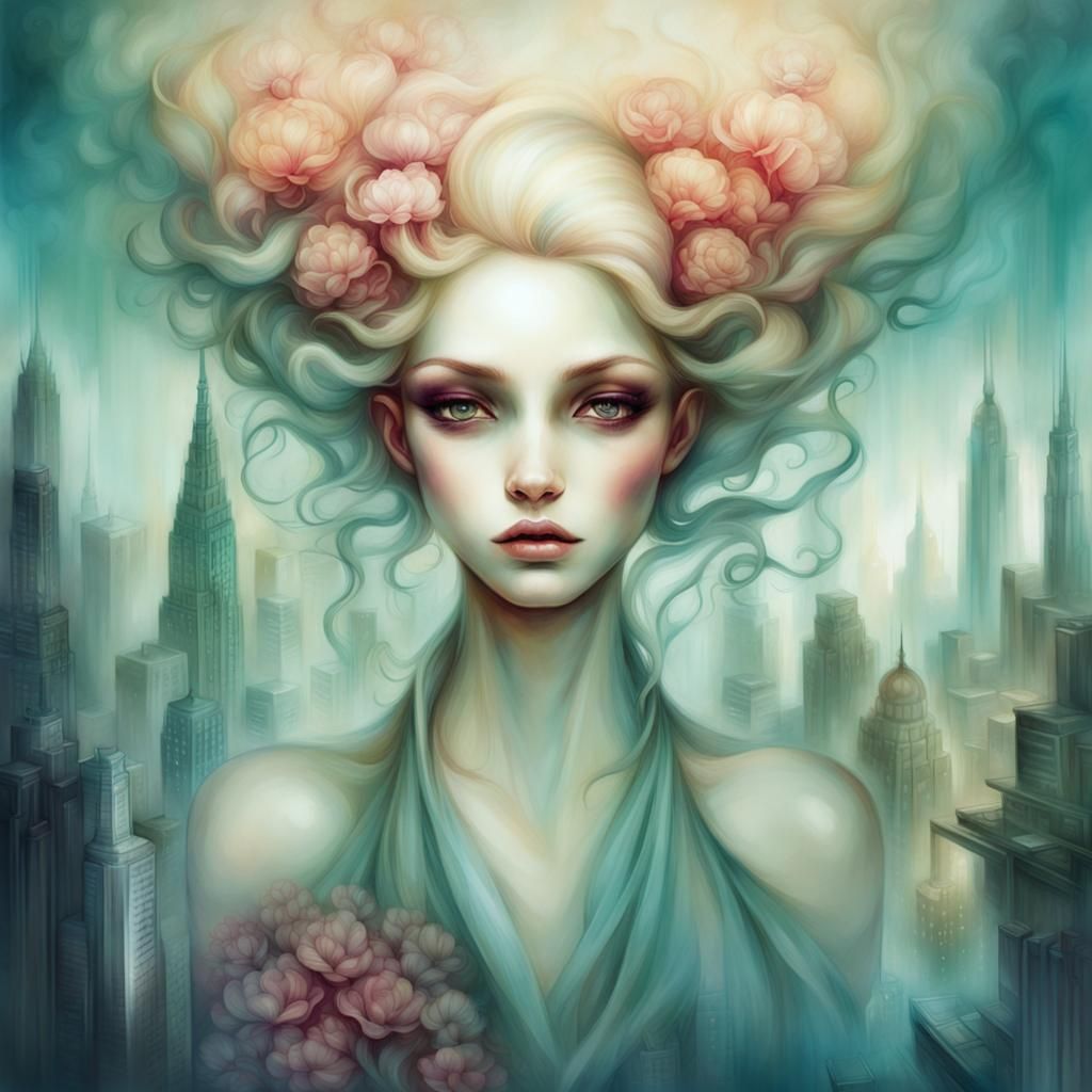 Surreal Cityscape Dreamscape