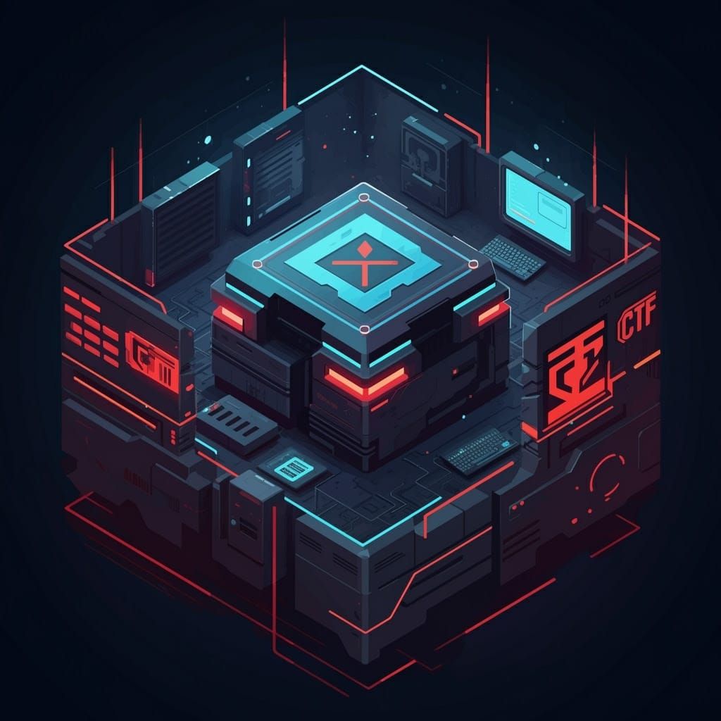 Cyberpunk Future Logo for CTF KBGU Cybersecurity Competition...