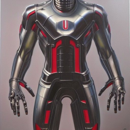 Ultron as Oil Painting by James Gurney