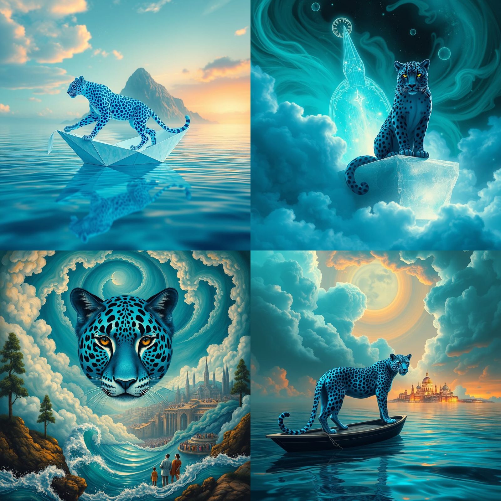 Surreal Sun Inside Earth: Cities of Light