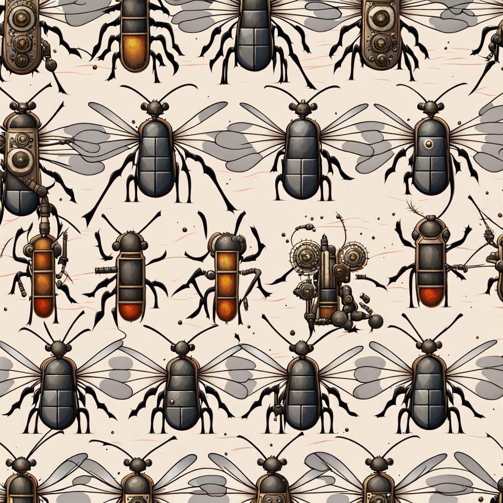 Epic War: Ironclad Insects Versus Robotic Warriors