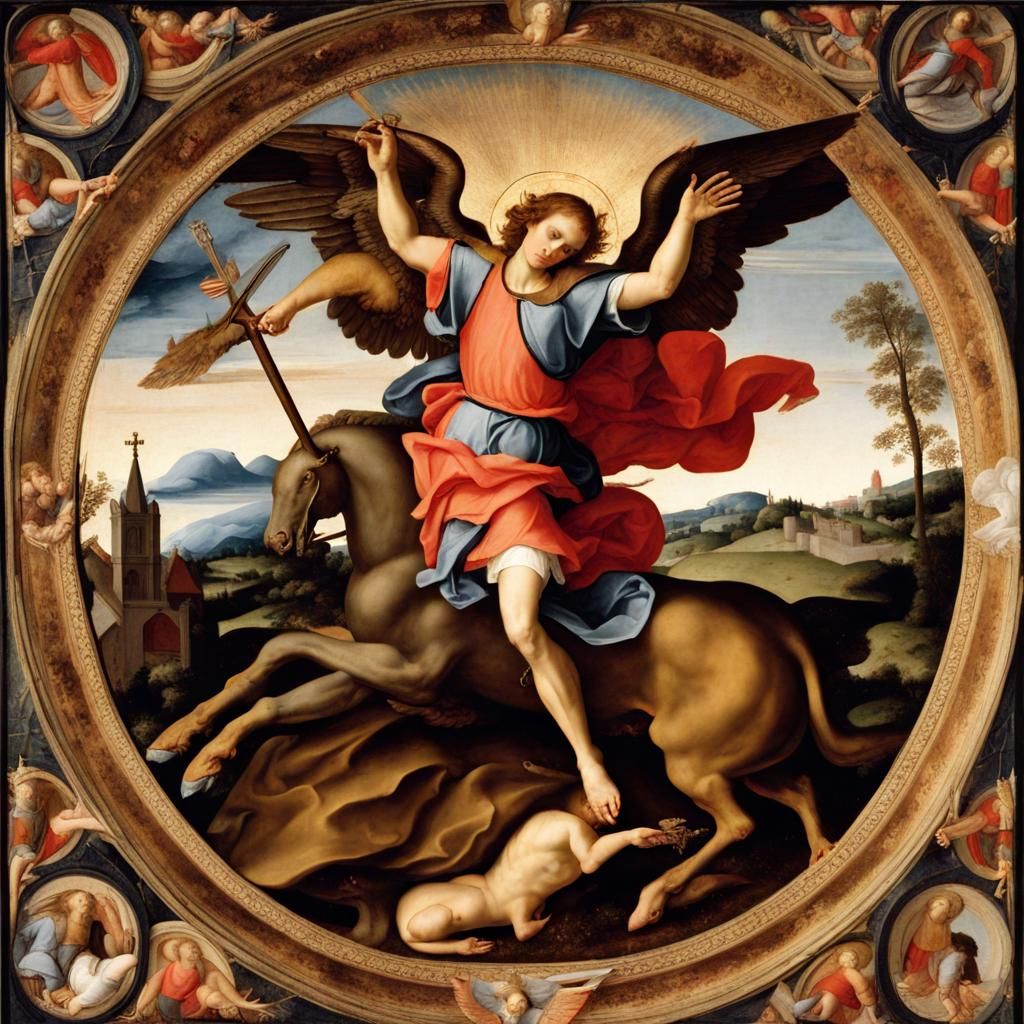 St Michael Slaying the Devil: A Classic Depiction