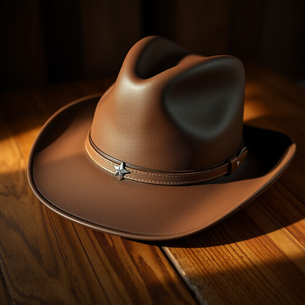 High-Fashion Cowboy Hat in Fantasy Concept Art Style