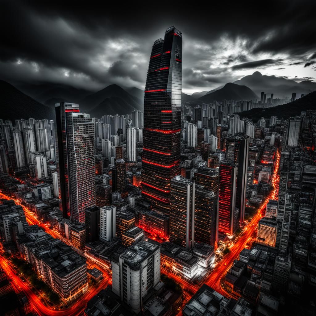 Latin Party in Chrome: Hyperrealistic Image