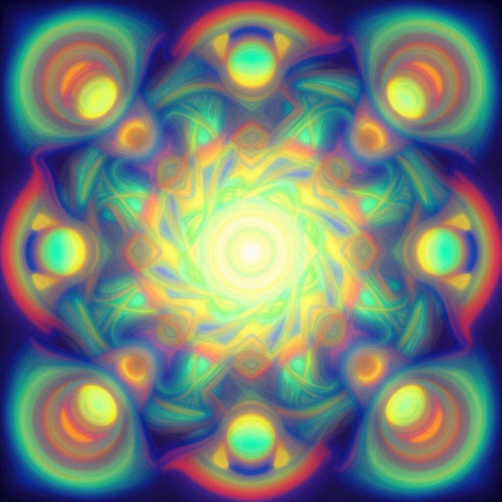 Abstract blurry shapes