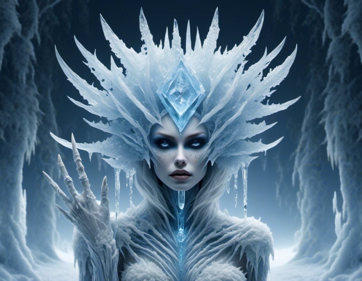 ice queen in her palace
