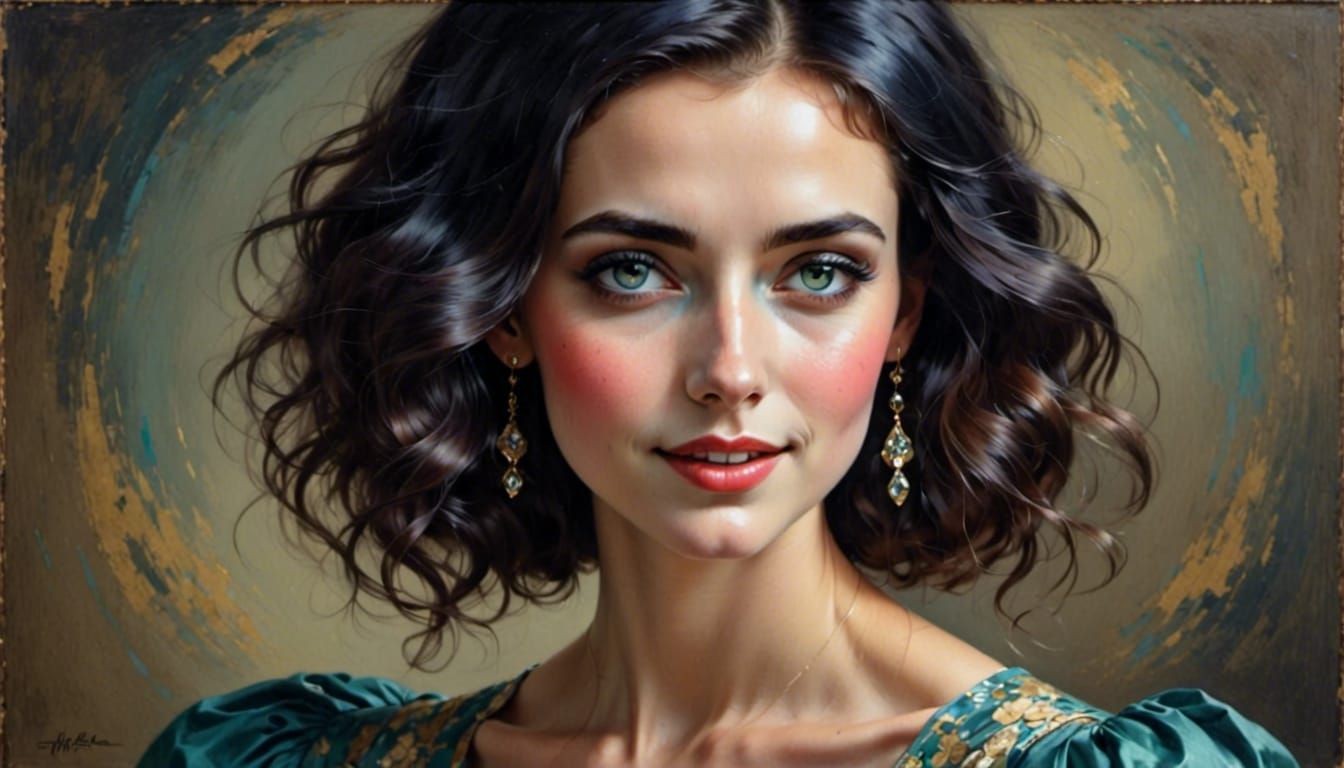 Gorgeous woman <lora:Vivid Femme Faces:1.0> vivid <lora:Tonal Femme art:1.0>  tonal