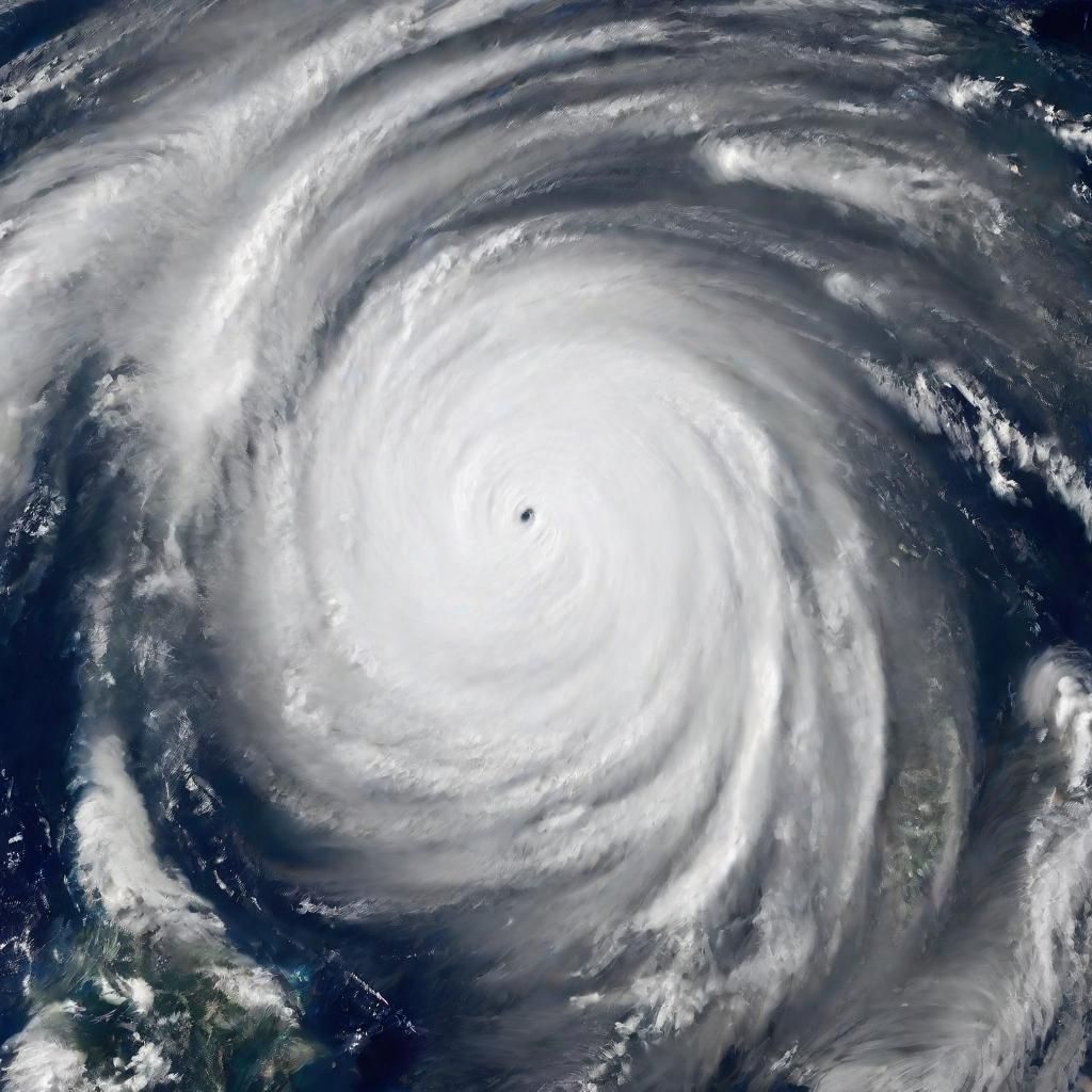 Category 6 Hurricane Seen From Orbit