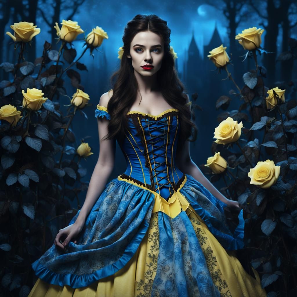 Gothic Fairytale: Belle in the Inky Black Forest