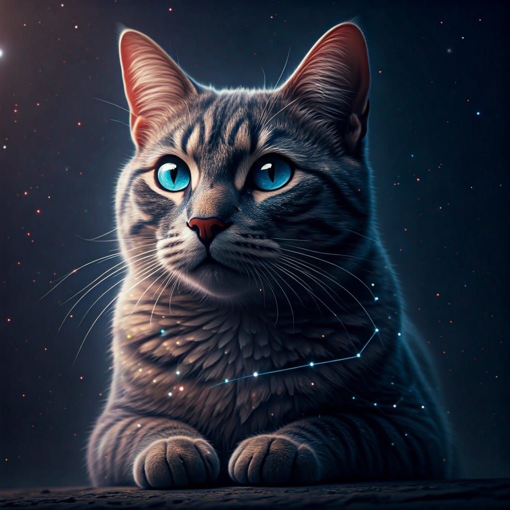 Celestial Cat: A Constellation Come to Life