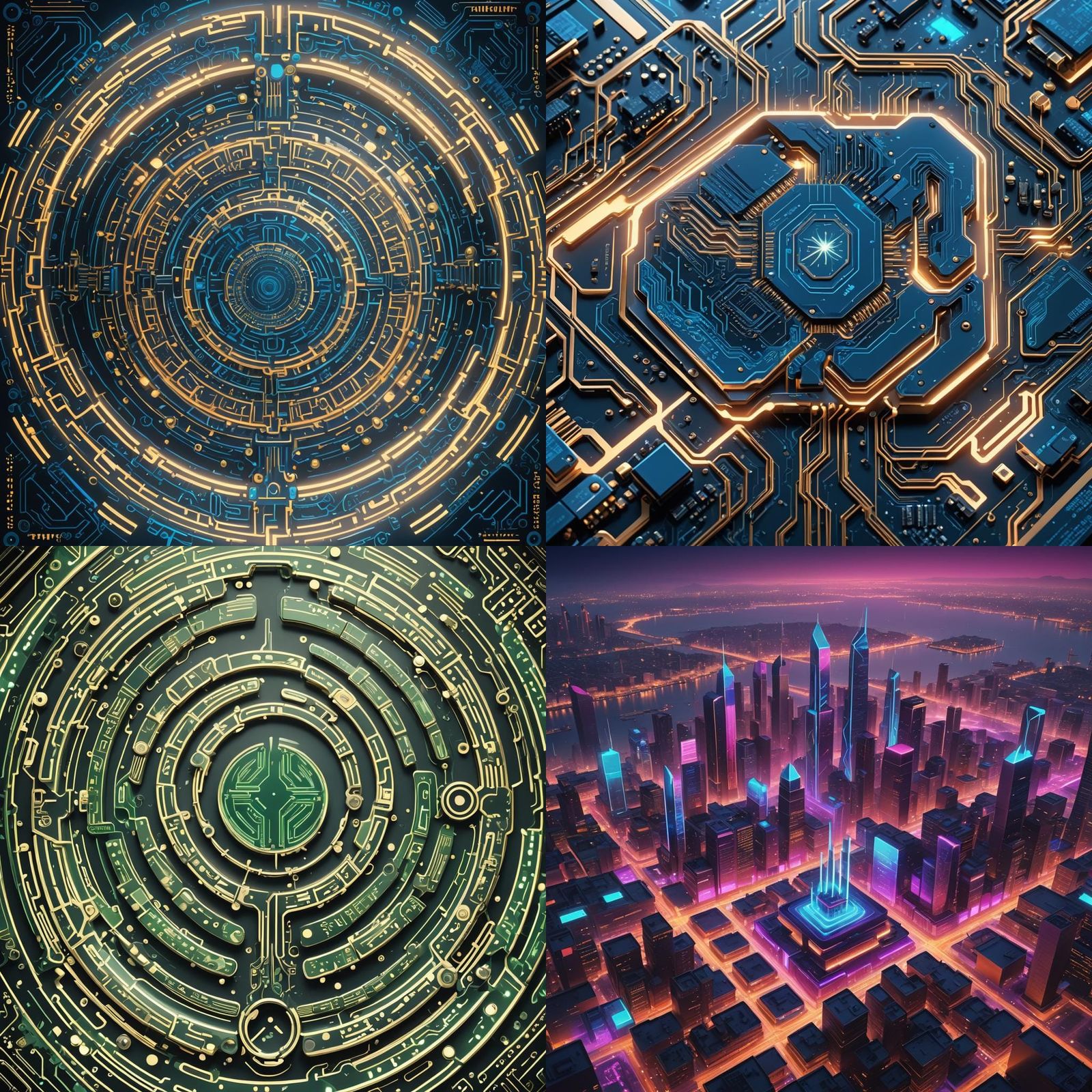 Stylized Symbol of Tech Platform Power