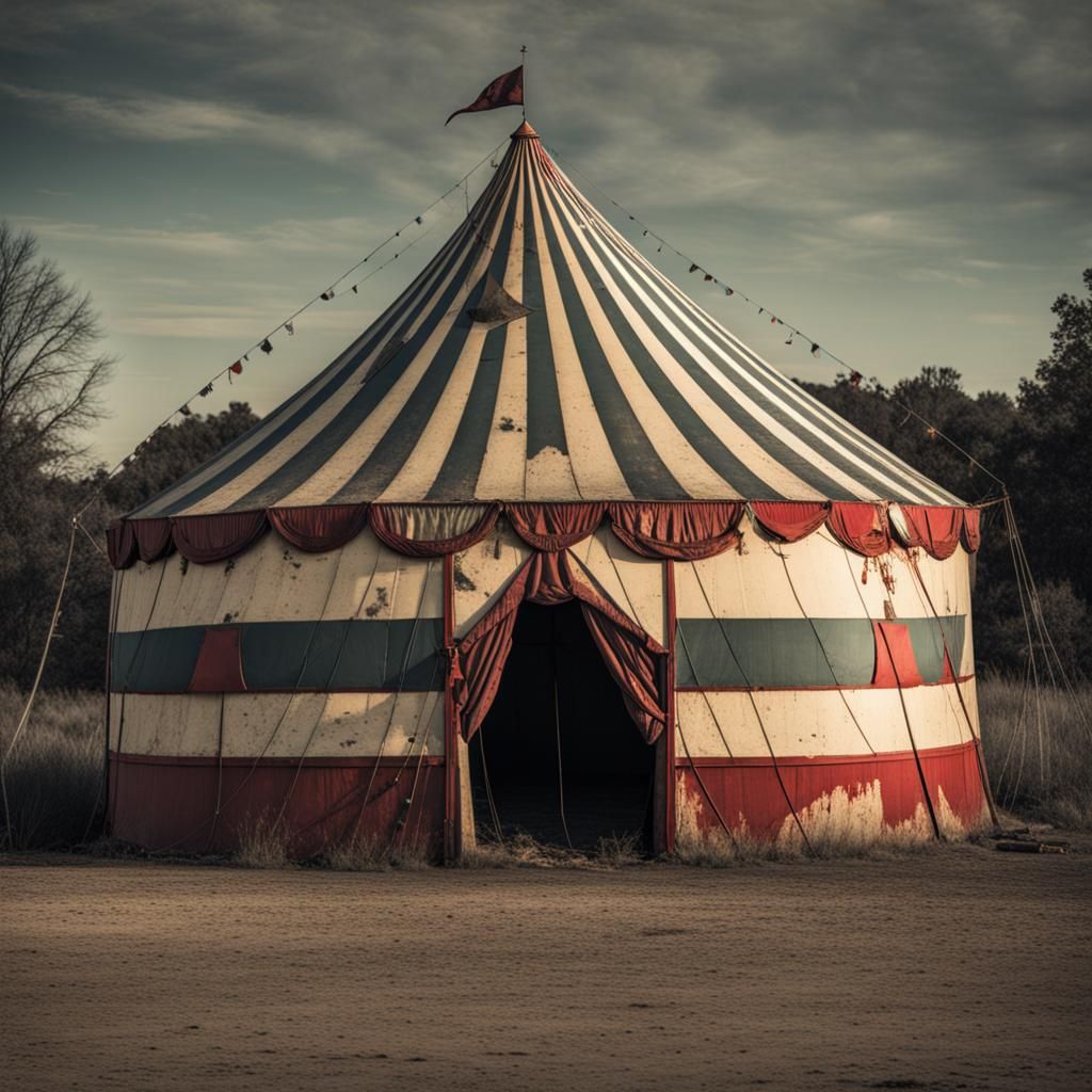 Abandoned Circus Tent: A Lurking Freak