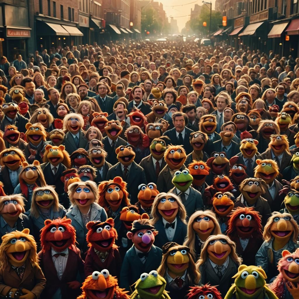Muppets Become Human: Cinematic Film Still