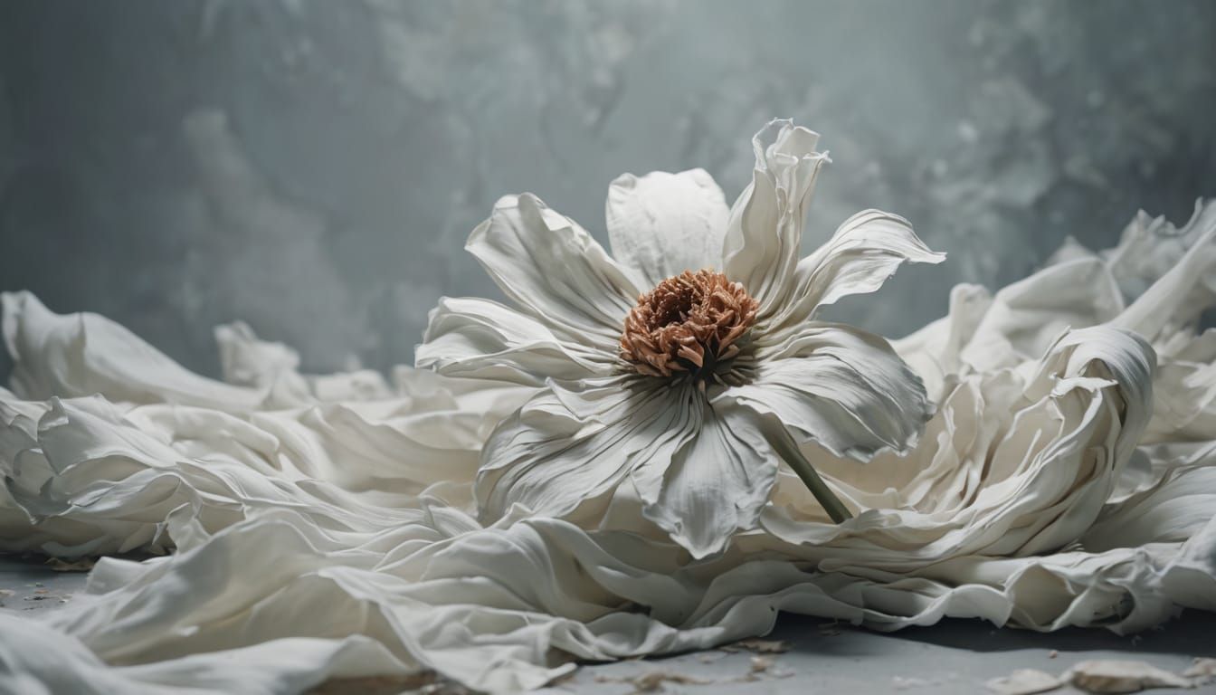 Ethereal Torn Cloth Blooms in Chaos