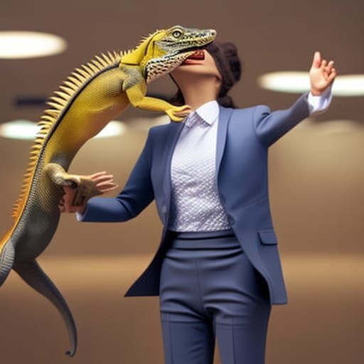 When You Hire An Attack Iguana