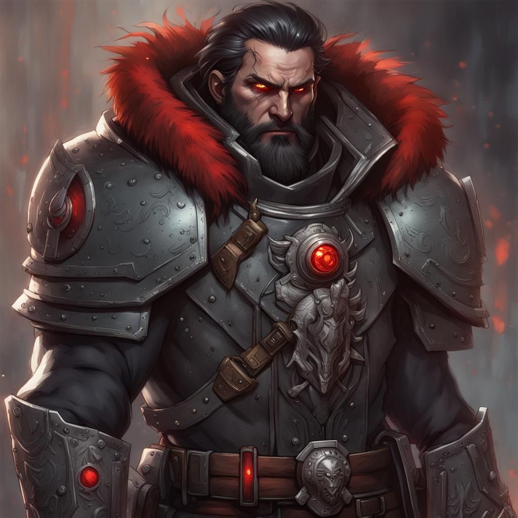 Warhammer 40K Rogue Trader in Comic Style