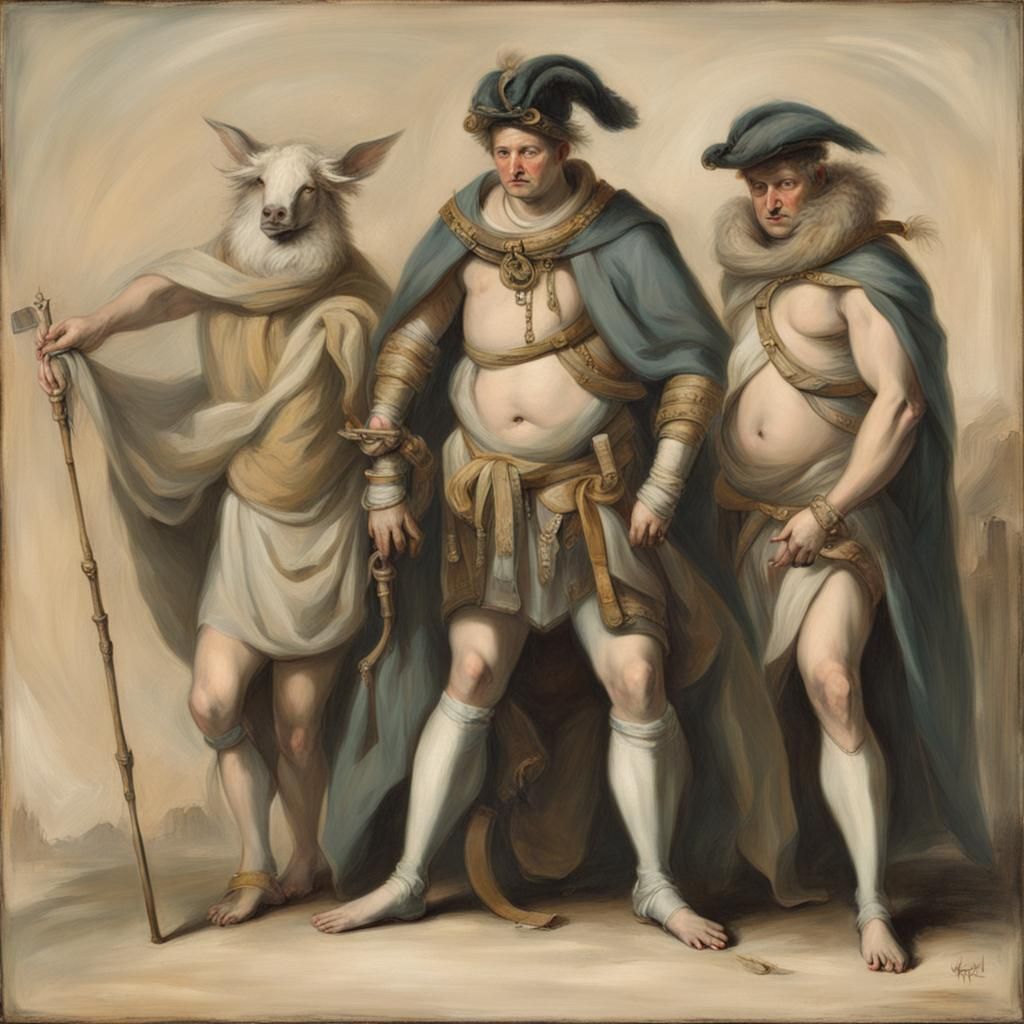 Gorboduc with Ferrex and Porrex in Neoclassical Style