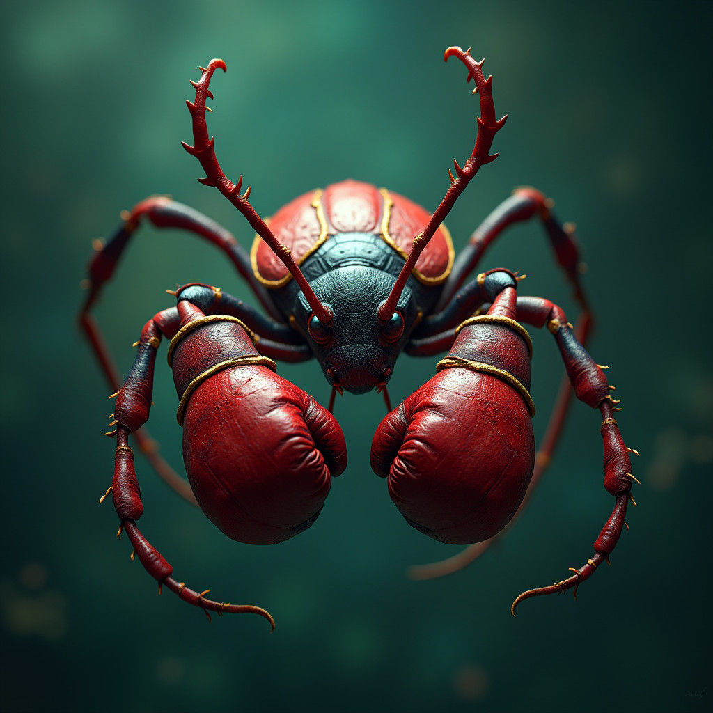 Tick Boxer in Fantasy Concept Art Style