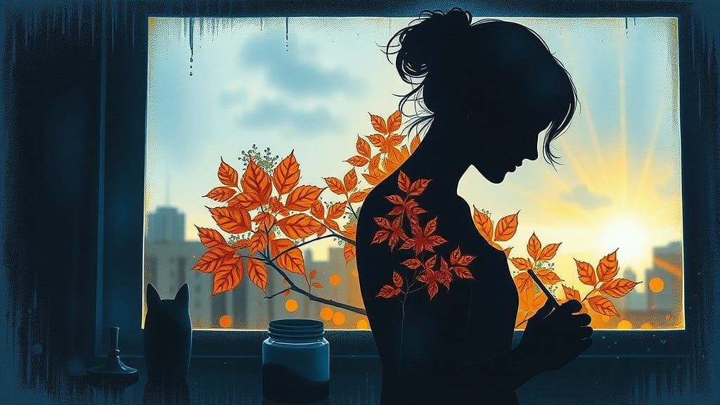 Surreal Artist Lost in Cosmic Skies