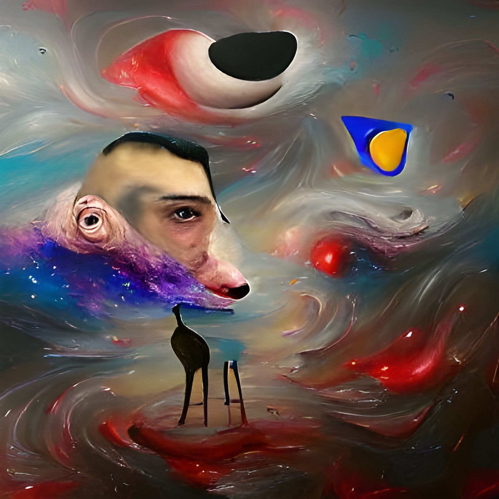 Surreal Cosmic Magic Painting