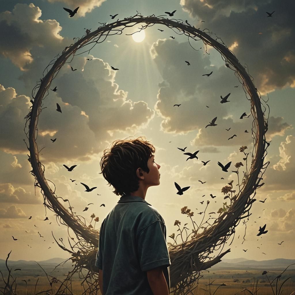 Emotional Matte Painting with Deep Color and Intricate Detai...