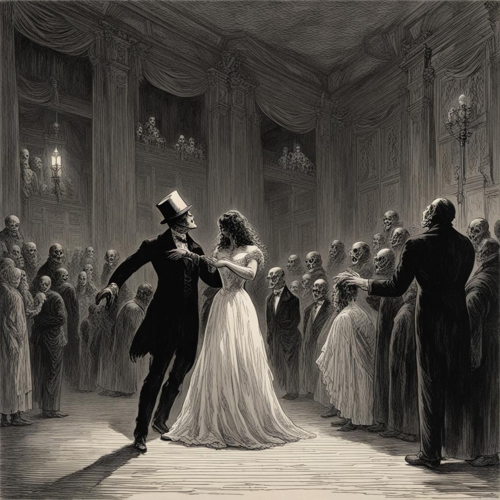Phantom Opera in Gothic Horror Style