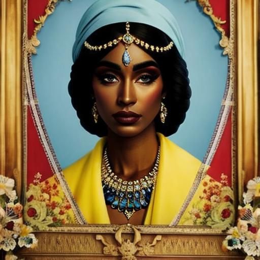 Simple AI Image of a Pretty Subject