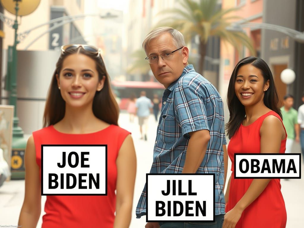 City Walk in Hyperrealistic Digital Art Style