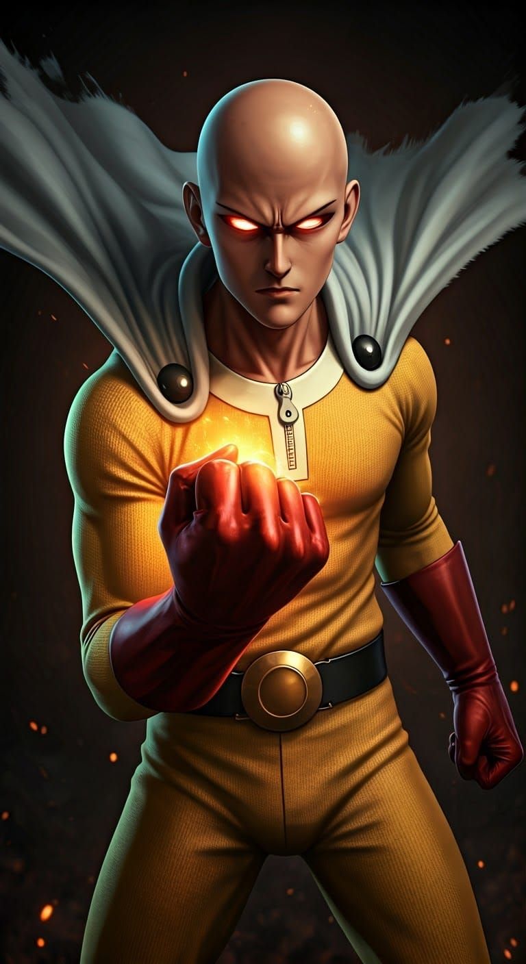 Surreal Superhero Portrait in Photorealistic CGI Style