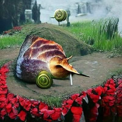 Ornate Immortal Snail Still Life