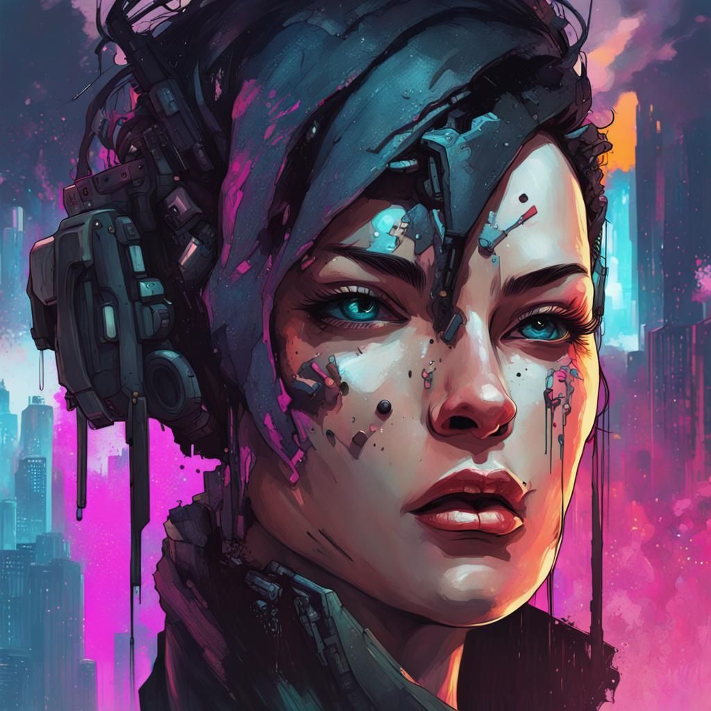 Cyberpunk Goddess