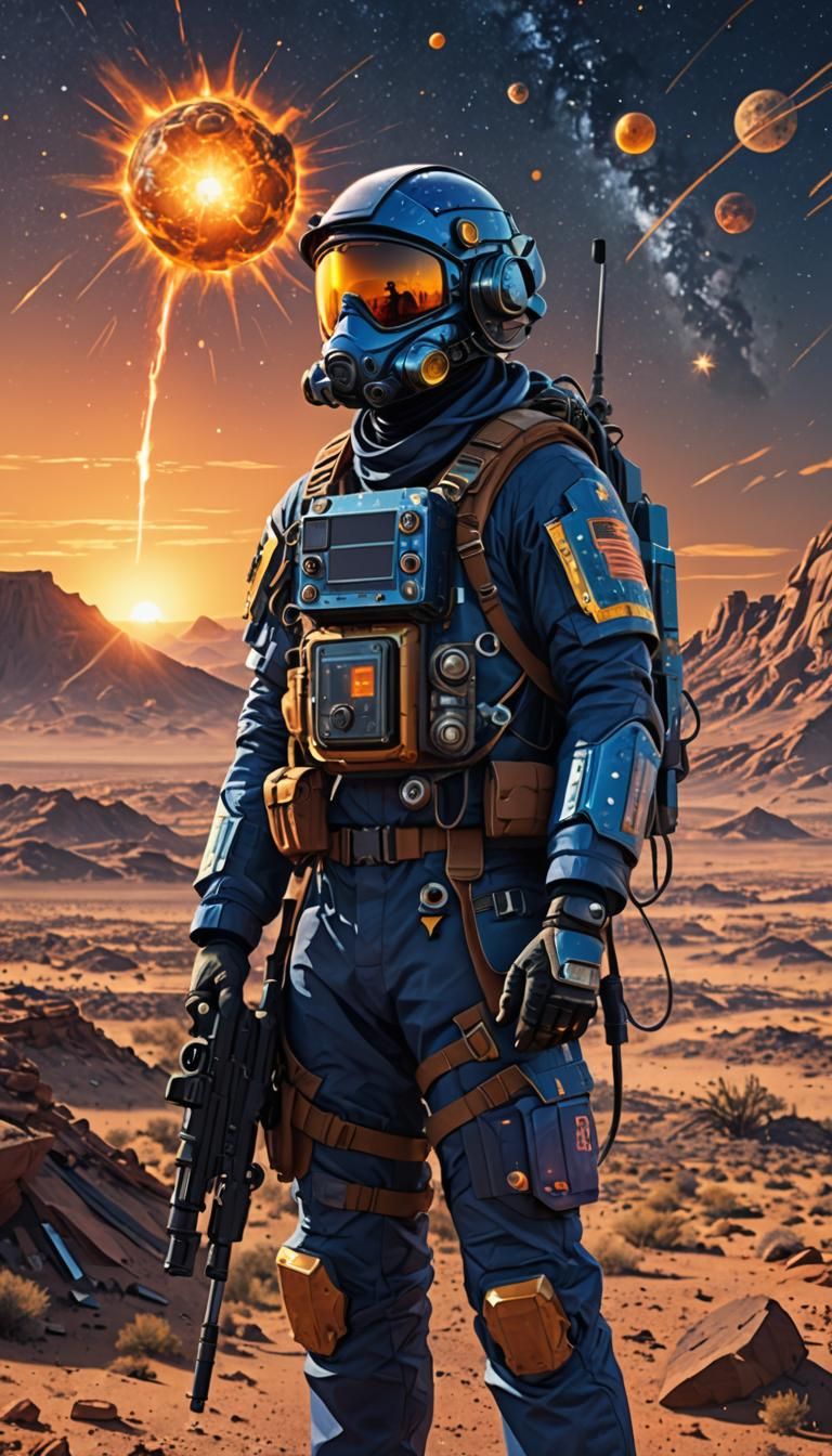 Solarpunk Cassette Futurism: Flare in the Sahara