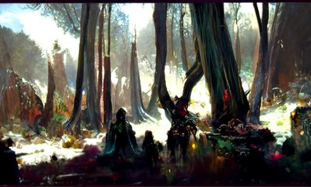 Hyperdetailed Mystic Forest