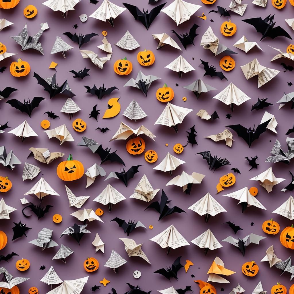 Halloween Pop-Up Book with Origami Papercraft