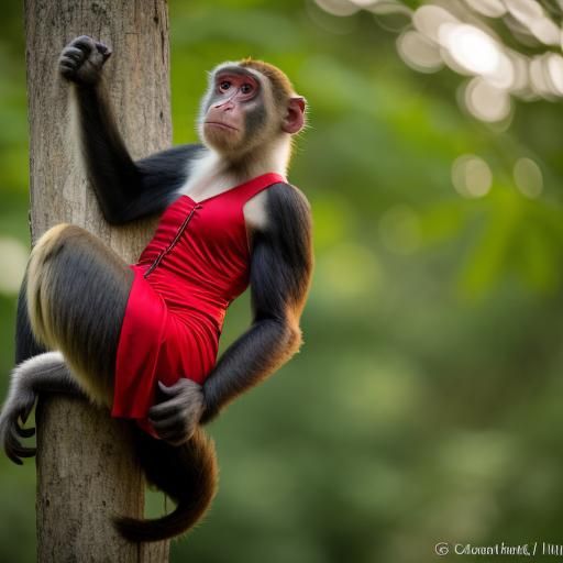 Provocative Monkey Image: Professional Photography