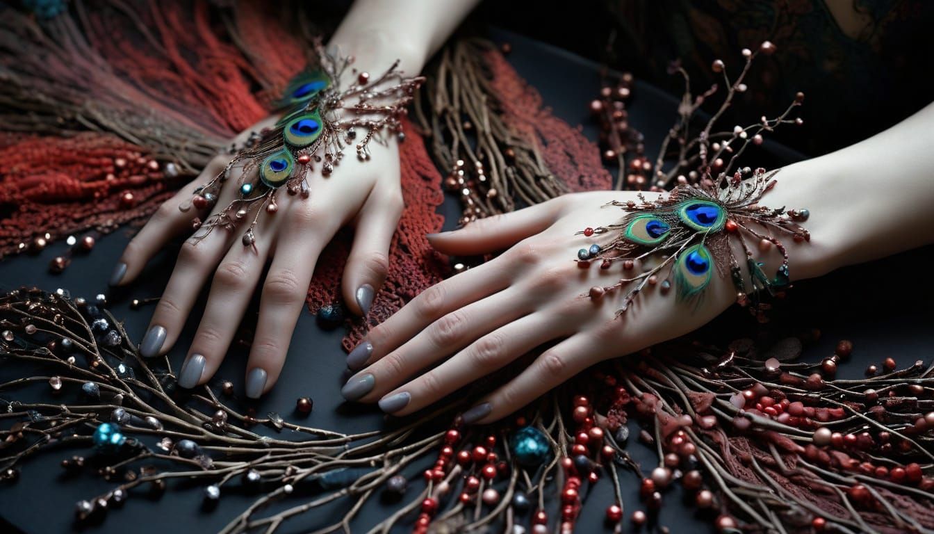 Beads Falling: Melancholic Art in Soft Focus