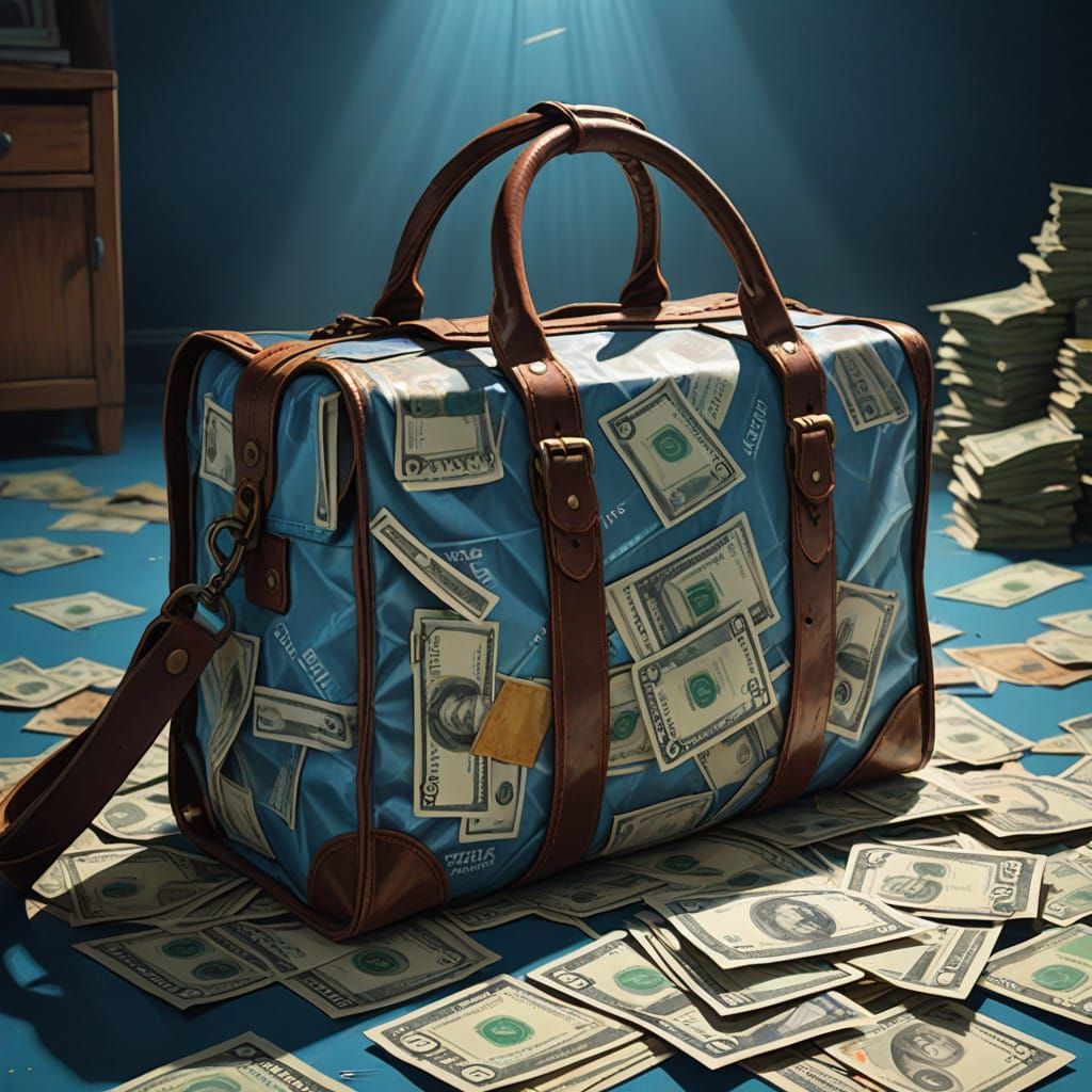 Torn Leather Satchel Reveals Stash of 10000 Euros in Cinemat...